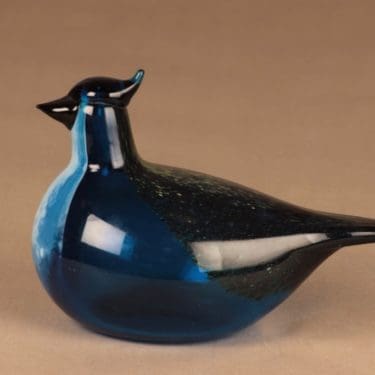 Nuutajärvi Vuosilintu 1999, Sininärhi, suunnittelija Oiva Toikka, Sininärhi, signeerattu