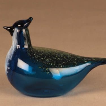 Nuutajärvi Vuosilintu 1999, Sininärhi, suunnittelija Oiva Toikka, Sininärhi, signeerattu