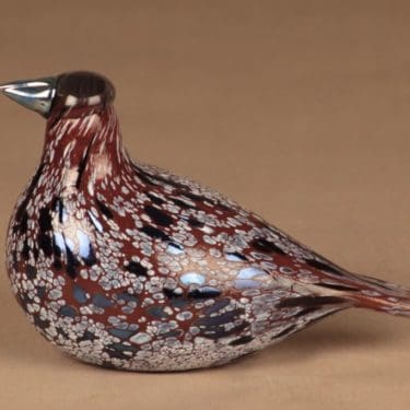 Nuutajärvi lintu  , Kotiliesi, suunnittelija Oiva Toikka, Kotiliesi, signeerattu