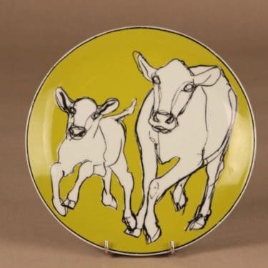 Marimekko lautanen, Kevätjuhla, suunnittelija Miina Äkkijykkä, Kevätjuhla