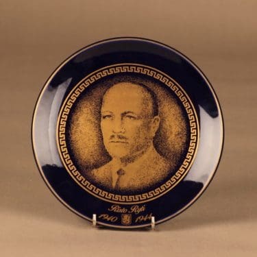 Arabia Suomen presidentit seinälautanen, Ryti, suunnittelija Veikko Roininen, Ryti