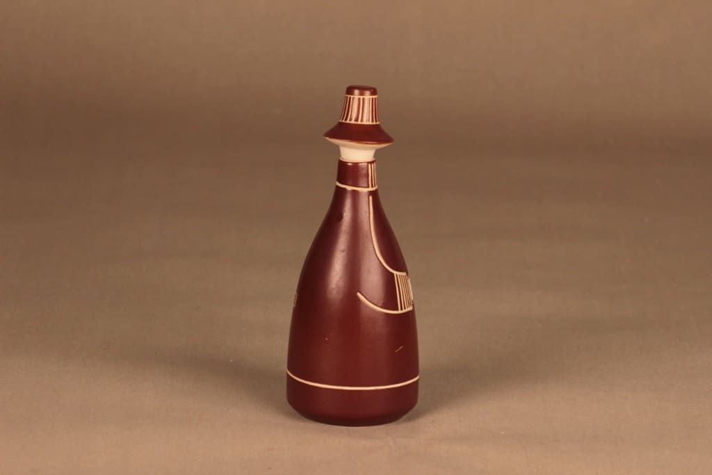 Arabia Tarina karahvi ja 6 lasia, käsinraaputettu, 1+6 kpl, suunnittelija , käsinraaputettu kuva 2