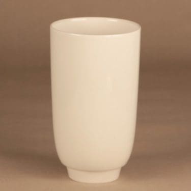 Arabia maljakko, valkoinen, suunnittelija ,