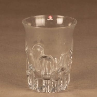 Iittala Marja maljakko, kirkas, suunnittelija Tapio Wirkkala,