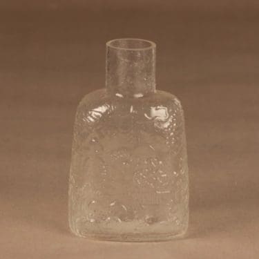 Nuutajärvi Fauna karahvi, kirkas, suunnittelija Oiva Toikka,