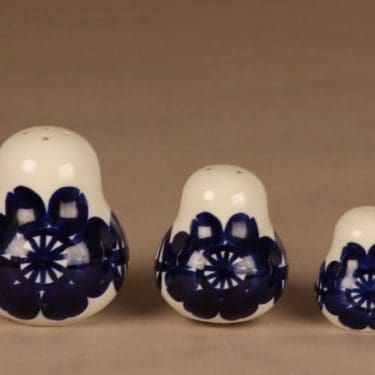 Arabia Köökki sirotin, käsinmaalattu, 3 kpl, suunnittelija Gunvor Olin-Grönqvist, käsinmaalattu, signeerattu