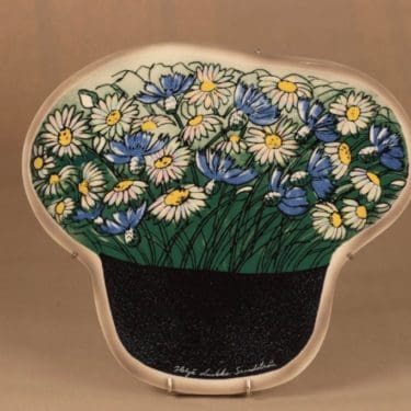 Arabia seinätaulu, Ruiskukka ja Päivänkakkara, suunnittelija Heljä Liukko-Sundström, Ruiskukka ja Päivänkakkara