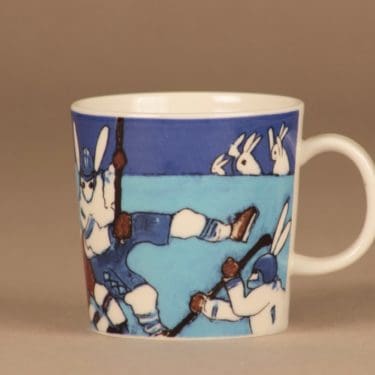 Arabia Teema pupumuki, Urheilijapuput, suunnittelija Heljä Liukko-Sundström, Urheilijapuput, pupu, jänis