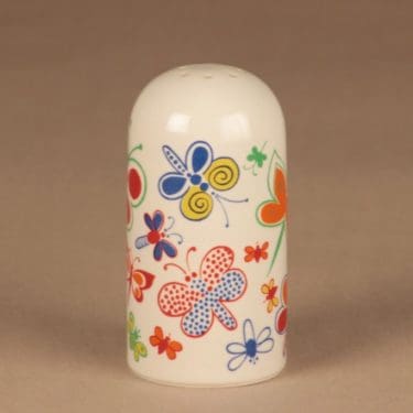 Arabia maustesirotin, monivärinen, suunnittelija Gunvor Olin-Grönqvist, perhonen