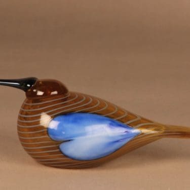 Nuutajärvi Vuosilintu 2004, Sinisotka, suunnittelija Oiva Toikka, Sinisotka, signeerattu