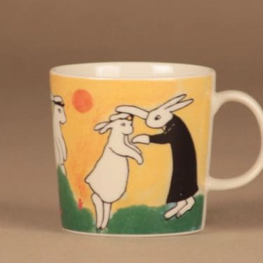 Arabia Teema Pupumuki, Ylioppilas, suunnittelija Heljä Liukko-Sundström, Ylioppilas, pupu, jänis