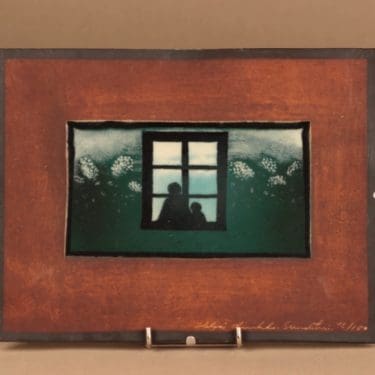 Arabia seinätaulu, numeroitu, signeerattu, suunnittelija Heljä Liukko-Sundström, numeroitu, signeerattu