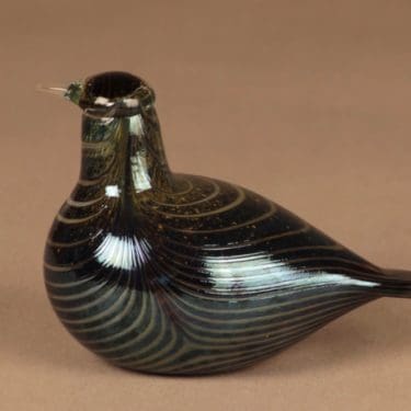 Nuutajärvi lintu , Pikku-Alli, suunnittelija Oiva Toikka, Pikku-Alli, signeerattu