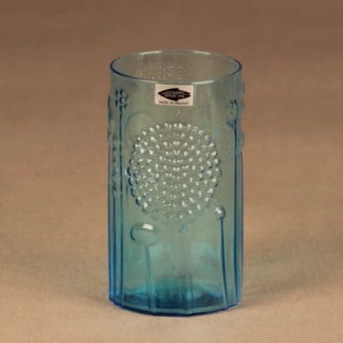 Nuutajärvi Flora lasi, 30 cl, suunnittelija Oiva Toikka, 30 cl, kukka