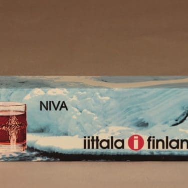 Iittala Niva snapsilasi, 6 cl, 4 kpl, suunnittelija Tapio Wirkkala, 6 cl