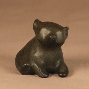 Arabia figuuri, Karhu, suunnittelija Richard Lindh, Karhu, signeerattu