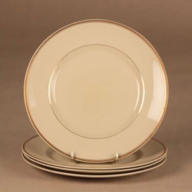 Arabia Elite lautanen, 20 cm, 4 kpl, suunnittelija Olga Osol, 20 cm, raita