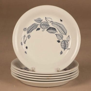 Arabia Syksy plate 16.5 cm, 6 pcs designer Raija Uosikkinen