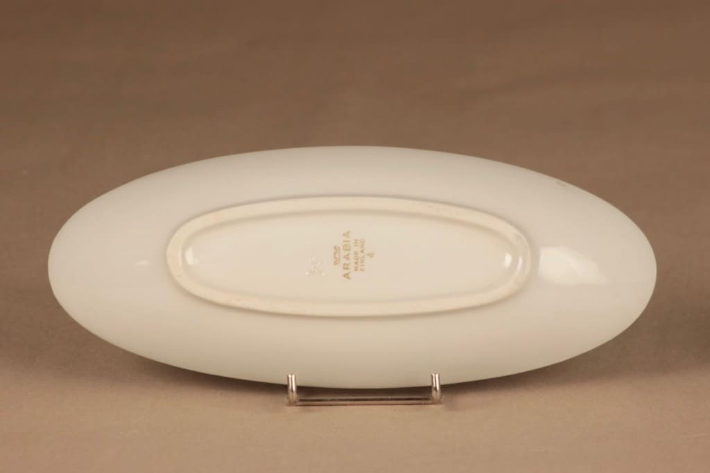 Arabia Syksy sillivati, siniharmaa, suunnittelija Raija Uosikkinen, lehti kuva 3