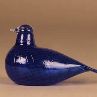 Nuutajärvi lintu , Sinisulka, suunnittelija Oiva Toikka, Sinisulka