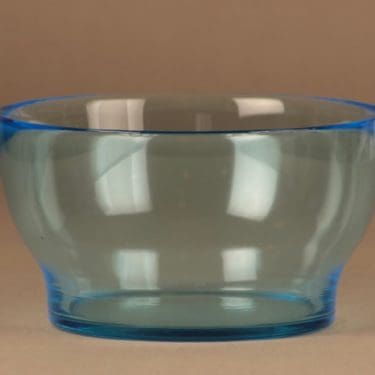 Iittala Verna tarjoilukulho, vedensininen, suunnittelija Kerttu Nurminen,