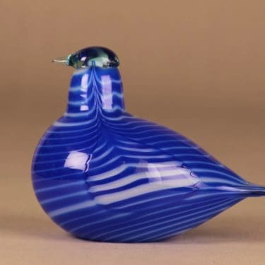 Nuutajärvi lintu , Yrityslintu, suunnittelija Oiva Toikka, Yrityslintu, signeerattu, numeroitu