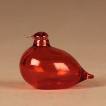 Nuutajärvi lintu , Hippiäinen, suunnittelija Oiva Toikka, Hippiäinen, signeerattu