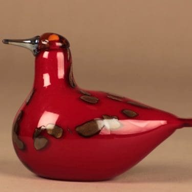 Nuutajärvi lintu , Kuulas, suunnittelija Oiva Toikka, Kuulas, signeerattu