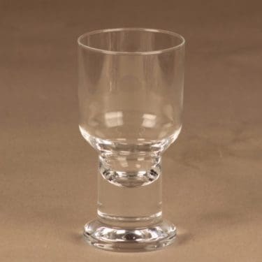 Iittala Helmi  olutlasi, kirkas, suunnittelija Heikki Orvola,