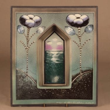 Arabia HLS lampetti, Juhannusyö, suunnittelija Heljä Liukko-Sundström, Juhannusyö, signeerattu