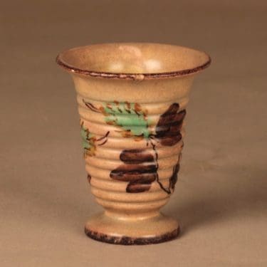 Arabia maljakko, käsinmaalattu, suunnittelija , käsinmaalattu