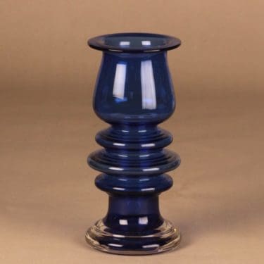 Riihimäen lasi Tornado maljakko, signeerattu, suunnittelija Tamara Aladin, signeerattu