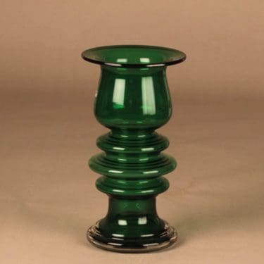 Riihimäen lasi Tornado maljakko, signeerattu, suunnittelija Tamara Aladin, signeerattu