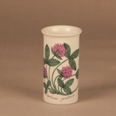 Arabia Botanica maljakko, Puna-apila, suunnittelija Esteri Tomula, Puna-apila, kukka, serikuva