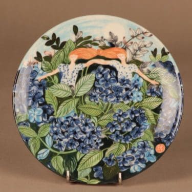 Arabia Horoskooppi seinälautanen, Kaksoset, suunnittelija Dorrit von Fieandt