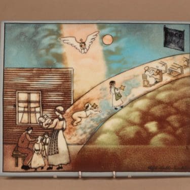 Arabia HLS seinätaulu, Elämänkaari, suunnittelija Heljä Liukko-Sundström, Elämänkaari