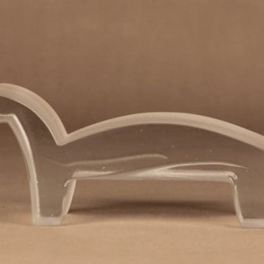 Nuutajärvi Divaani Taide-esine, signeerattu, numeroitu, suunnittelija Markku Salo, signeerattu, numeroitu