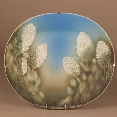 Arabia Kesä seinätaulu, signeerattu, numeroitu, suunnittelija Heljä Liukko-Sundström/Min-Kyung Jeong, signeerattu, numeroitu, uniikki, käsintehty