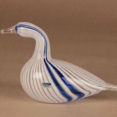 Nuutajärvi lintu Joutsen, numeroitu suunnittelija Oiva Toikka