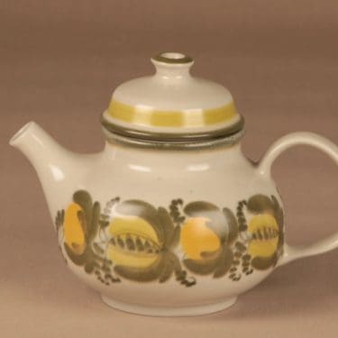 Arabia PW teekaadin, käsinmaalattu, suunnittelija Raija Uosikkinen, käsinmaalattu, signeerattu