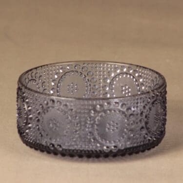 Riihimäen Lasi Grapponia annoskulho neodymi suunnittelija Nanny Still