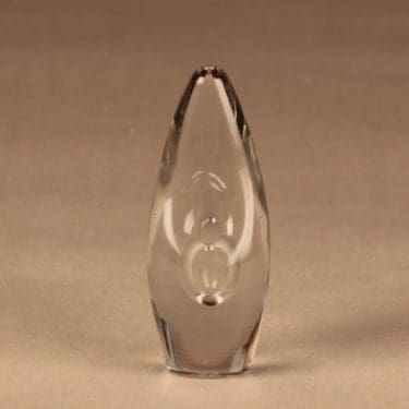 Iittala Orkidea taide-esine, signeerattu, suunnittelija Timo Sarpaneva, signeerattu