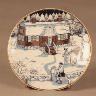 Arabia seinälautanen, monivärinen, suunnittelija Tove Slotte-Elevant,