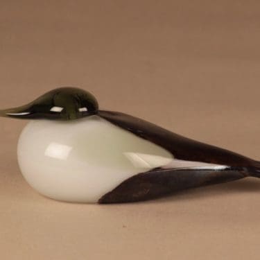 Nuutajärvi lintu , Haahka, suunnittelija Oiva Toikka, Haahka, signeerattu