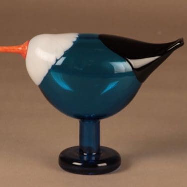 Nuutajärvi lintu , Rantaharakka, suunnittelija Oiva Toikka, Rantaharakka, signeerattu