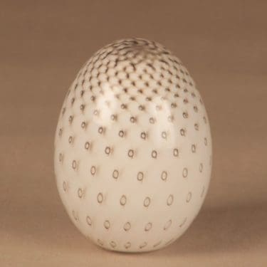 Nuutajärvi vuosimuna, Raakelin tähden, suunnittelija Oiva Toikka, Raakelin tähden, signeerattu, numeroitu