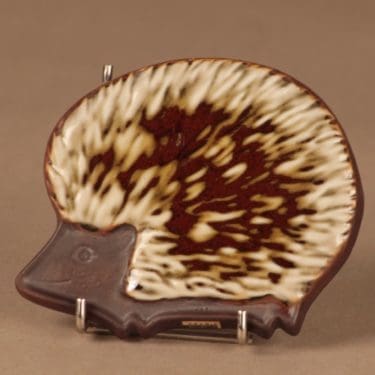 Arabia GOG seinäkoriste, käsinmaalattu, suunnittelija Gunvor Olin-Grönqvist, käsinmaalattu, signeerattu