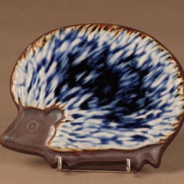 Arabia GOG seinäkoriste, käsinmaalattu, suunnittelija Gunvor Olin-Grönqvist, käsinmaalattu, signeerattu