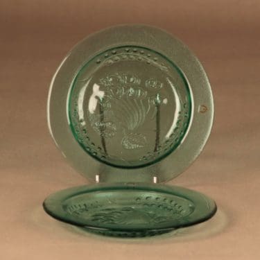 Humppila Tutti Frutti lautanen, 17.5 cm, 2 kpl, suunnittelija Nanny Still, 17.5 cm