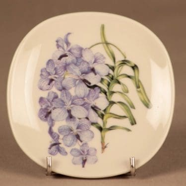 Arabia Sininen orkidea seinätaulu, Vanda Coeruela, suunnittelija Mary Grierson, Vanda Coeruela, serikuva, kukka